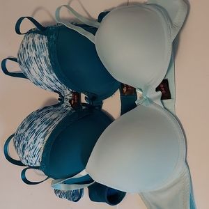 NEW- 3 ALWAYS A FLIRT BRAS SIZE 34B